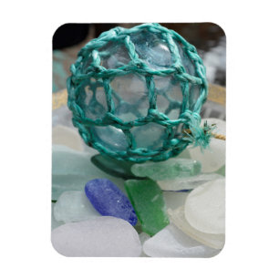 Imán Flota pesquera en vidrio, Alaska