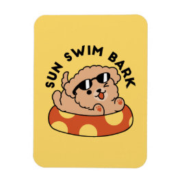 Imán Flotación de perro de verano de Guay - Fiesta de p