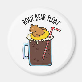 Imán Flotador de Oso de Raíz Chiste Divertido de Cervez
