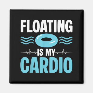Imán Flotar es mi cardio ol Humor de Fitness