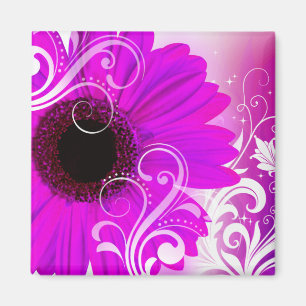 Imán "Flourish de la margarita" por Cheryl Daniels