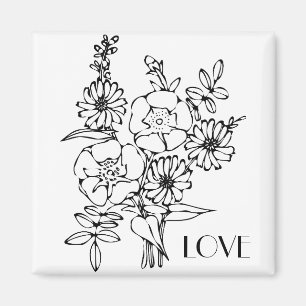 Imán Flower Bouquet Love Magnate