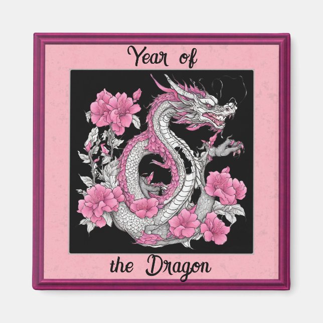 Imán Flower Dragon Magnet (Frente)