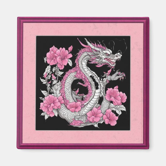 Imán Flower Dragon Magnet (Frente)