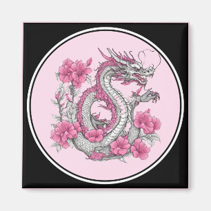 Imán Flower Dragon Magnet