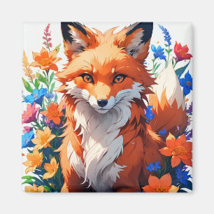 Imán Flower Fox