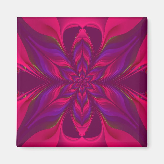 Imán Flower Fractal Magnet (Frente)
