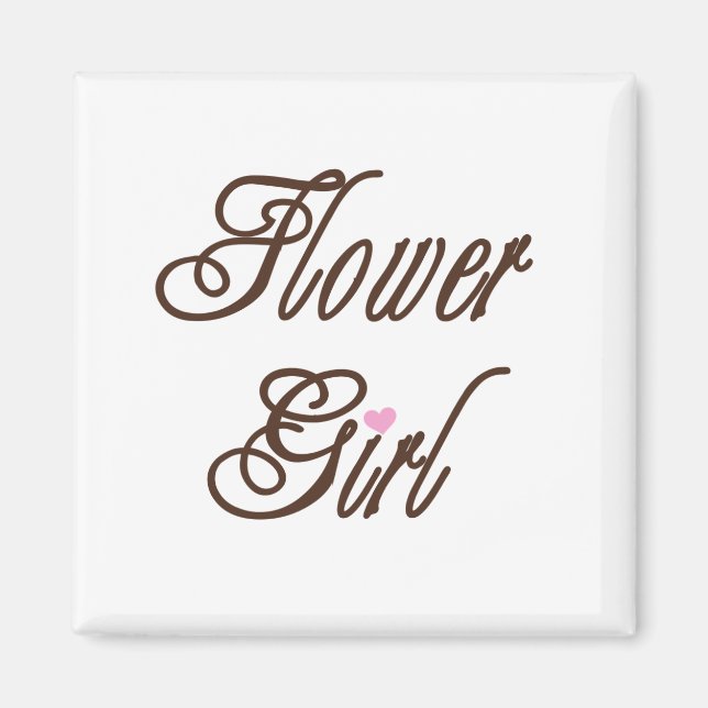 Imán Flower Girl Classy Browns (Frente)