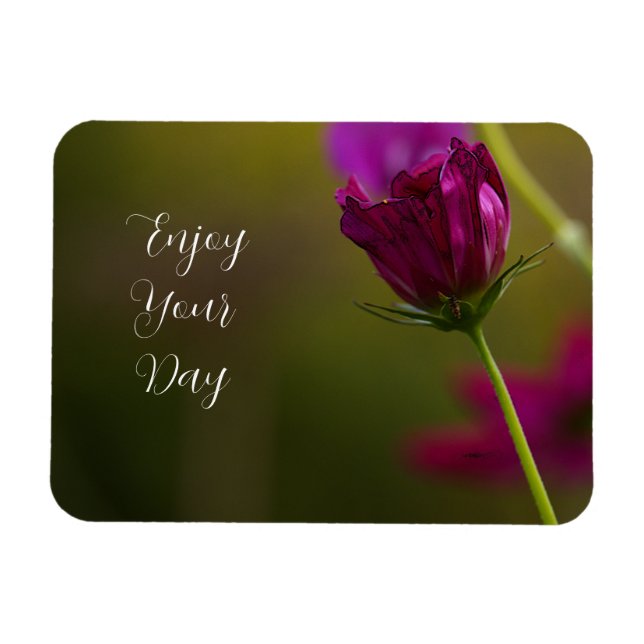 Imán Flower Photo Magnet (Horizontal)