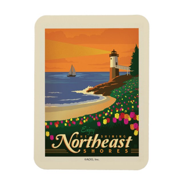 Imán Flower Show de Macy | Nordeste (Vertical)