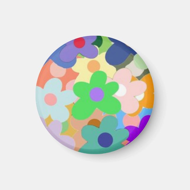 Imán flowers Magnet (Frente)