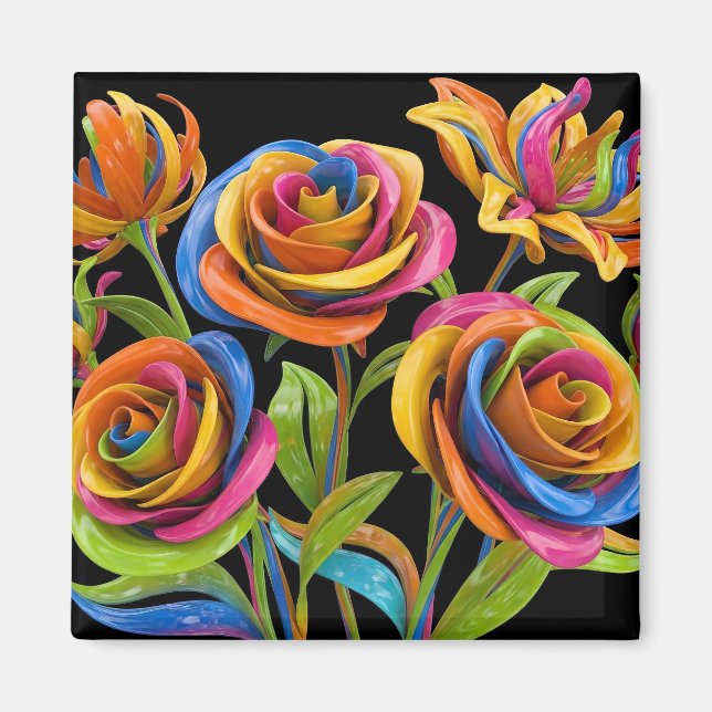 Imán Flowers of the mind (Frente)