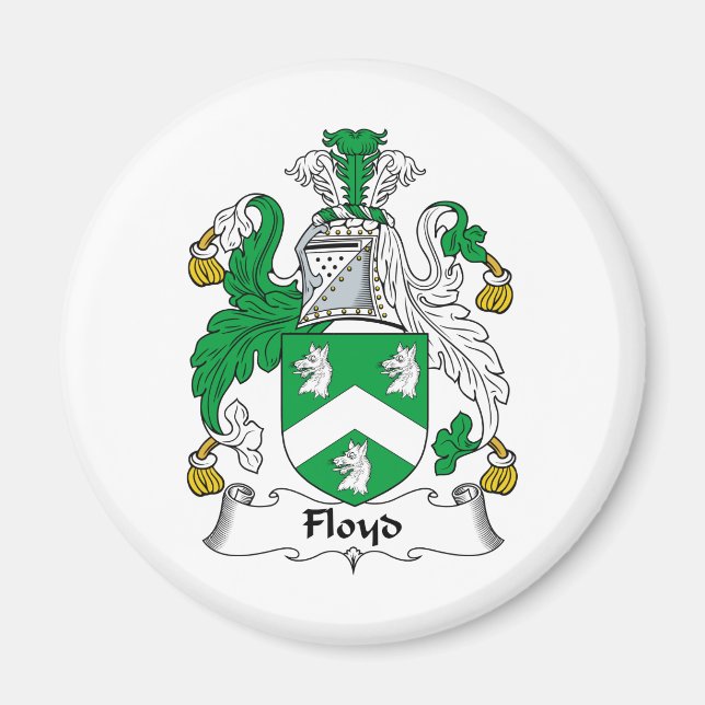 Imán Floyd Family Crest (Frente)