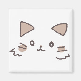 Imán Fluffy Collar Cat Magnet - Feminine マグネット