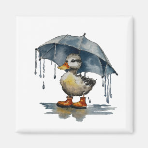 Imán Fluffy Duckling