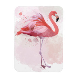 Imán Fluffy Flamingo