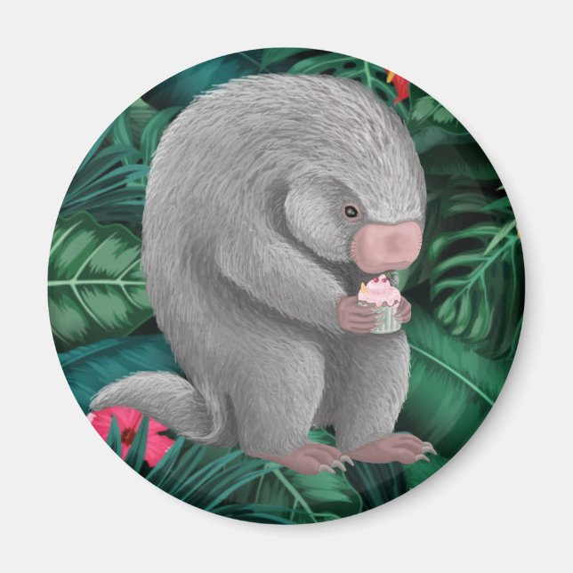 Imán Fluffy Porcupine (Frente)