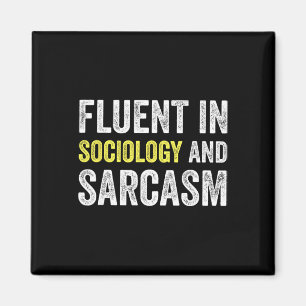 Imán Fluido En Sociología Y Sarcasmo Divertido Profesor