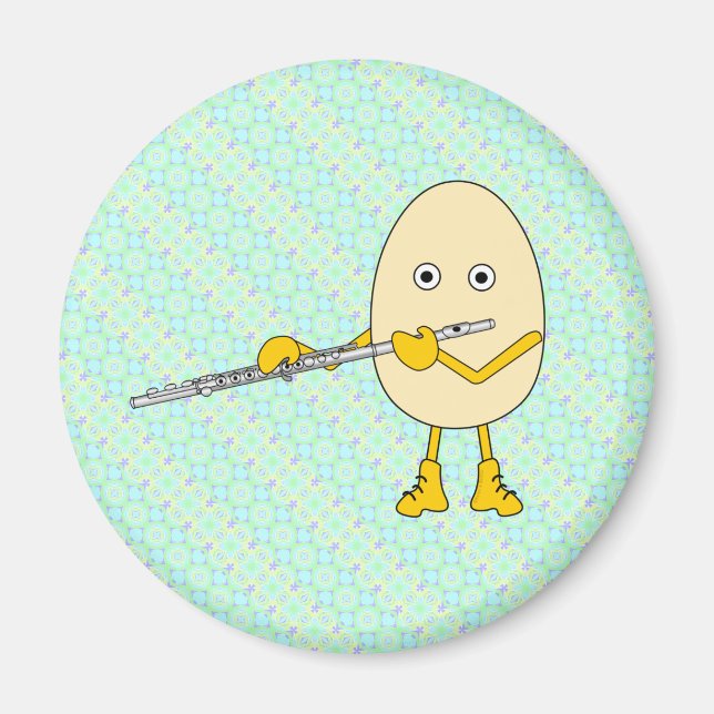 Imán Flute Jugando Egghead (Frente)