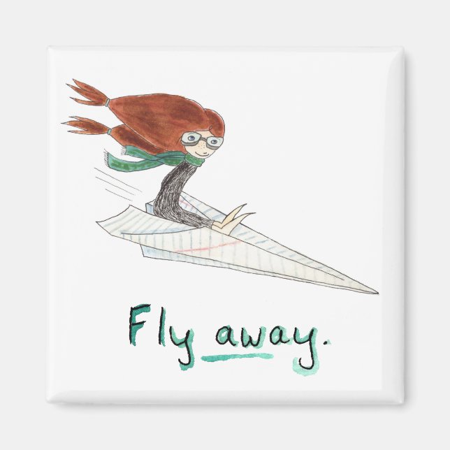 Imán Fly Away Magnet (Frente)