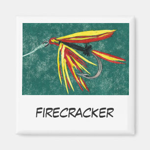 Imán "Fly Firecracker" Fly Ping Art Magnet