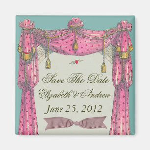 Imán Flying Heart ~ Magnet Save the Date Love