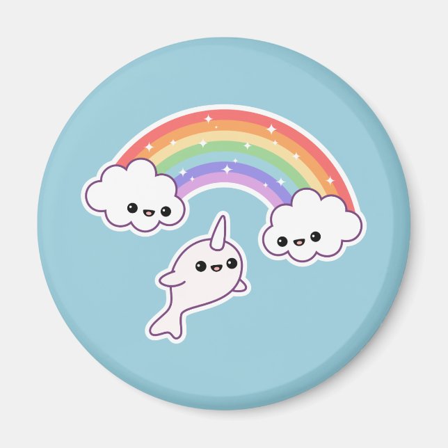 Imán Flying Narwhal (Frente)