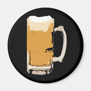 Imán Foamy Mug De Beer Pop Art