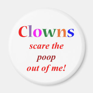 Imán Fobia del payaso