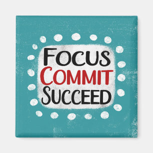 Imán Foco Commit Refrigerator Magnet