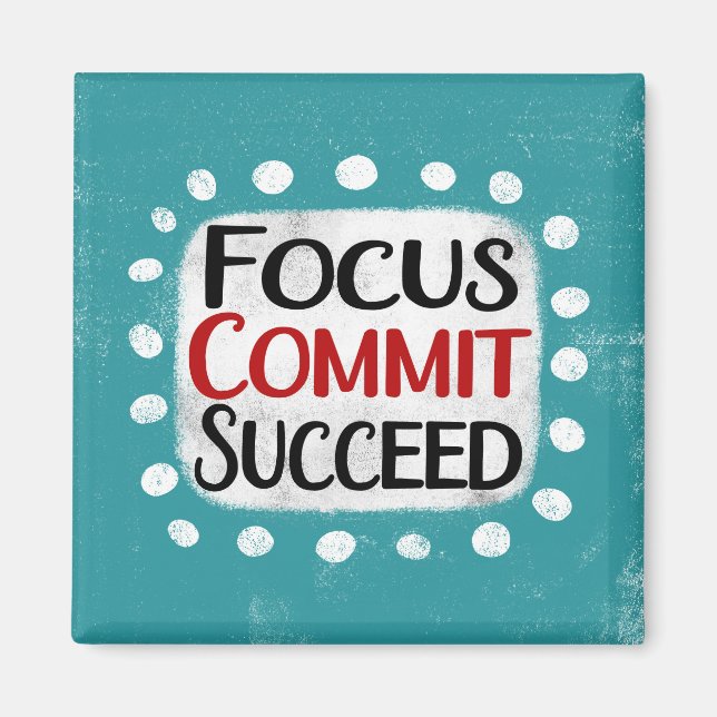 Imán Foco Commit Refrigerator Magnet (Frente)