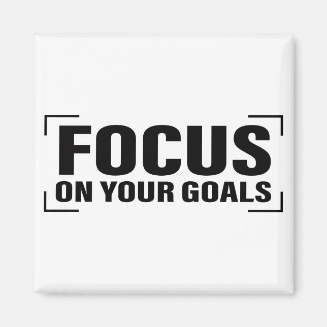 Imán Foco Distracción Cita Arte De Cita Inspiradora (Frente)