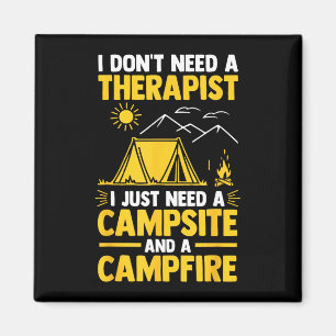Imán Fogata de camping vida de campamento bosque campis
