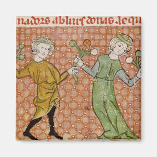 Imán Fol.215v la tentación: Un par del baile