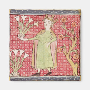 Imán Fol.58v abril: Flores de la cosecha