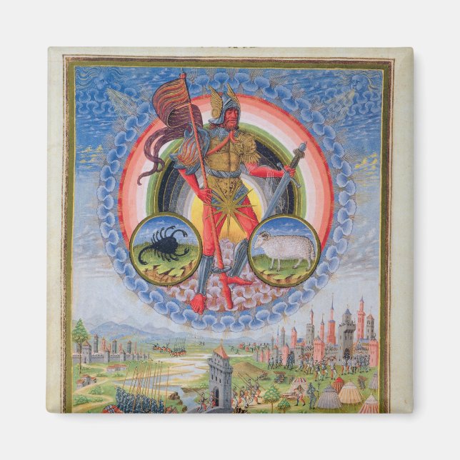 Imán Fol.7v The Planet Mars, de 'De Sphaera', 1470 (Frente)