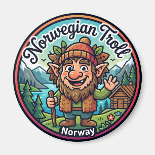 Imán Folclore de trol noruego Noruega