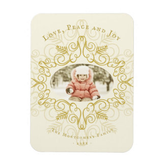 Imán Foliage de Peace Love Joy Festiage Deco Holiday Ph