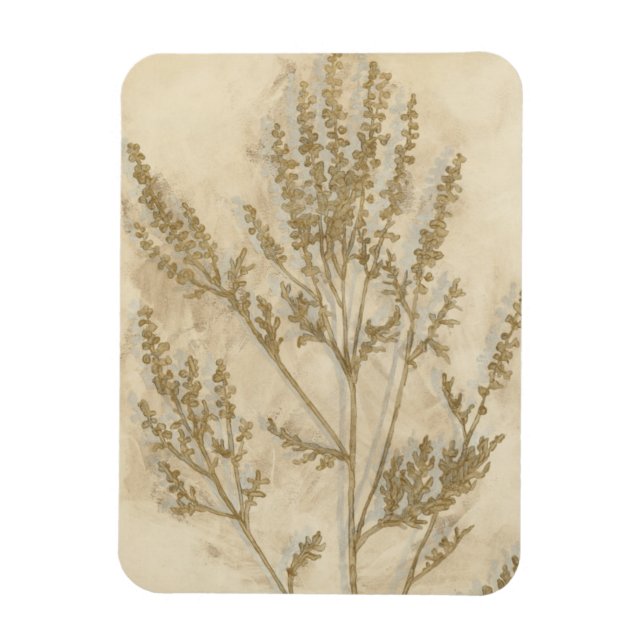 Imán Foliage II dorado (Vertical)