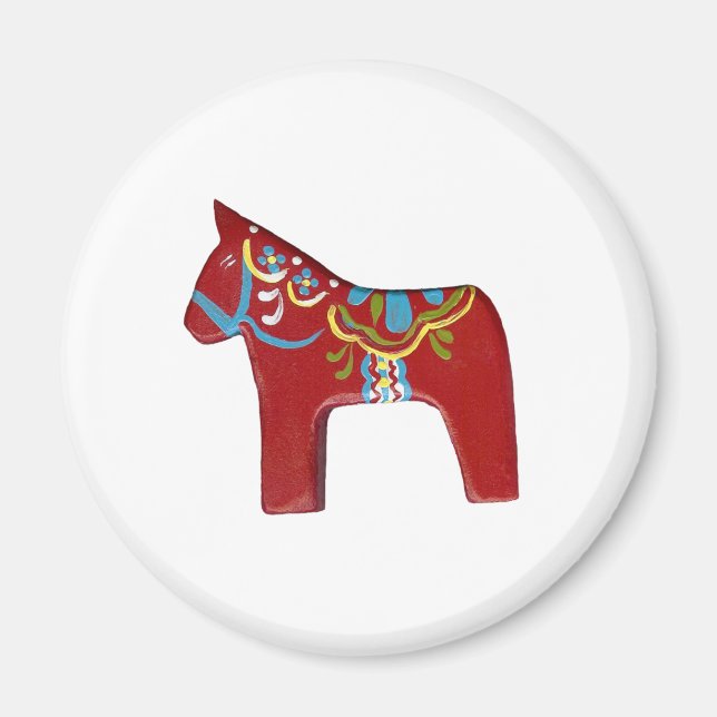 Imán Folk Art Horse Magnet (Frente)