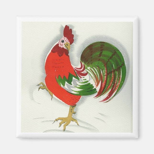 Imán Folk Rooster #1 (Frente)