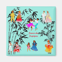 Imán Folklores de la France des Tropiques