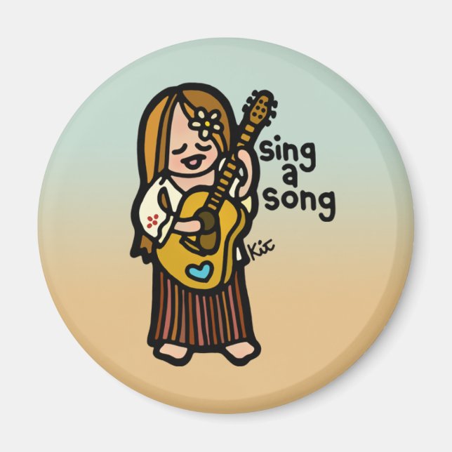imán folksinger. (Frente)