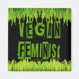 Imán Folleto de la hierba feminista de SlipperyJoe