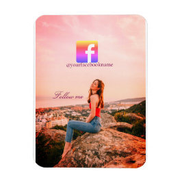 Imán follow us facebook username social media photo