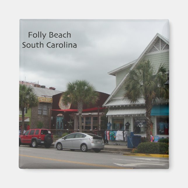 Imán Folly Beach Strip (Frente)