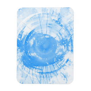 Imán Fondo azul abstracto de la acuarela, textura