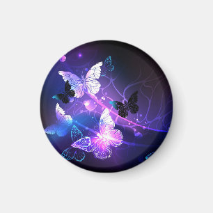 Imán Fondo con mariposas nocturnas