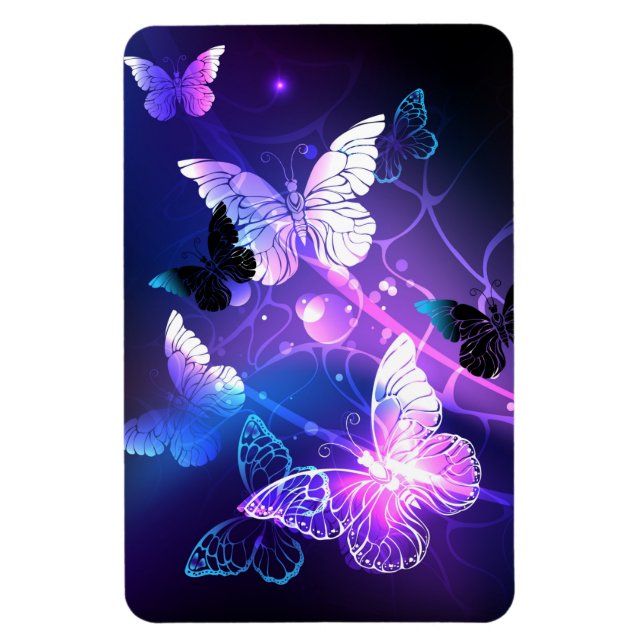Imán Fondo con mariposas nocturnas (Vertical)