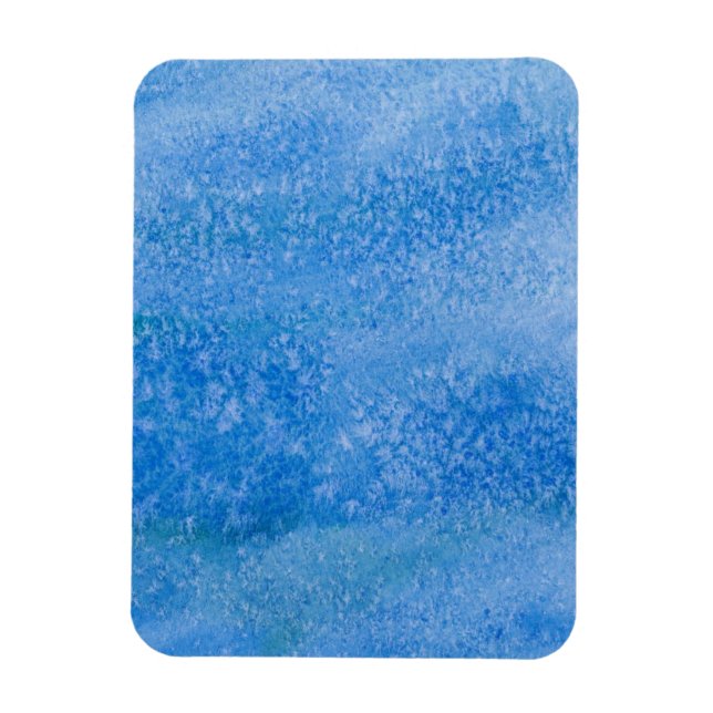 Imán Fondo de color azul (Vertical)